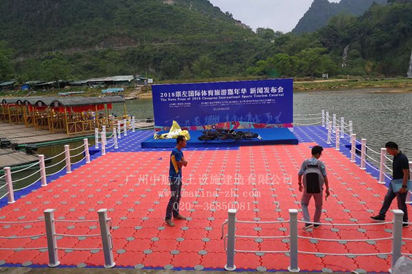 水上平臺 水上浮筒 水上舞臺 廣州中航水上設(shè)施建造有限公司